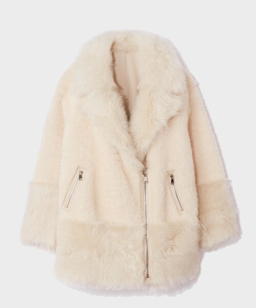 ムートンライダースコート｜グレースコンチネンタルの通販｜&mall