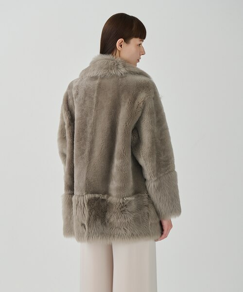 ムートンライダースコート｜グレースコンチネンタルの通販｜&mall