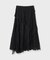 シフォントリミングレーススカート