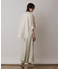 サテンストレッチイージースカート
