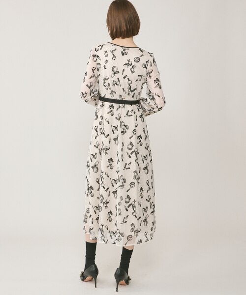 コスメフロッキープリントワンピース｜グレースコンチネンタルの通販
