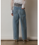 コンビデニムワイドパンツ