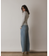 ラメリブクルーネックトップ