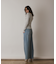 ラメリブクルーネックトップ