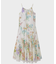 ボタニカルティアードドレス