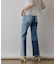 パッチワークデニムパンツ