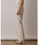 リネンサテンフレアパンツ