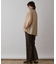 リネンサテンフレアパンツ