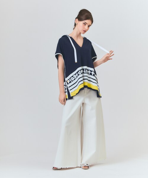 パイルポンチョフーディ｜グレースコンチネンタルの通販｜&mall