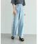 サイドレースデニムパンツ