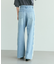 サイドレースデニムパンツ