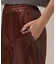 レザーライクパンツ