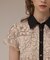 チュールフラワー刺繍ワンピース