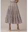 プリーツティアードスカート