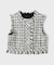 コンパクトツイードベスト