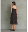 シフォンケープドレス