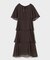 シフォンケープドレス