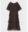 シフォンケープドレス