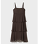シフォンケープドレス