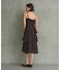 シフォンケープドレス