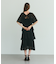 シフォンケープドレス