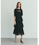 シフォンケープドレス
