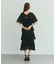 シフォンケープドレス