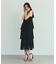 シフォンケープドレス