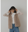 フェイクフォックスファーベスト