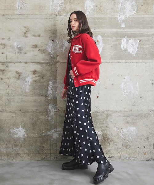 新品タグ付き‼️グレースクラスのバーシティembジャケット バーシティembジャケット｜グレースコンチネンタルの通販｜&mall