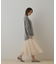チュールティアードスカート