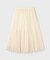 チュールティアードスカート