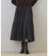 チュールティアードスカート