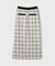 トリミングツイードスカート