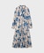 ブーケフラワープリントワンピース