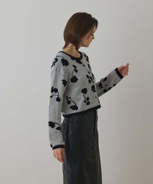 フクレジャガードニットカーディガン｜グレースコンチネンタルの通販