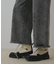 カーブデニムパンツ