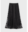 エンブロイダリーフレアスカート