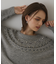 フェアアイル刺繍ニットトップ