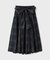 シルクブラックウォッチスカート