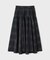 シルクブラックウォッチスカート