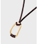 レザーリングネックレス