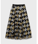 千鳥刺繍チュールスカート