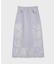 エンブロイダリータイトスカート