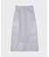 エンブロイダリータイトスカート