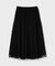 フロッキードットプリーツスカート