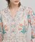 フラワーパターンプリントワンピース