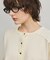 スウェットライクニットトップ
