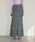 ツイーディーニットスカート