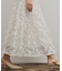 チュールレースロングワンピース